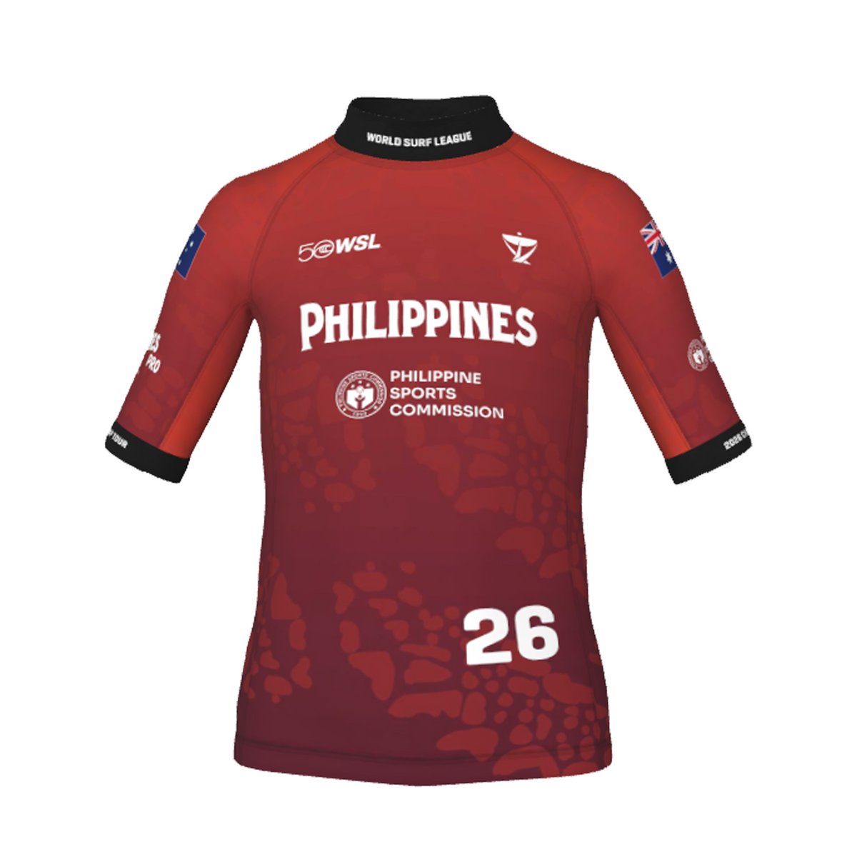 Molly Picklum Official Comp Jersey - 2026 Philippines Pro - Youth - Red Front