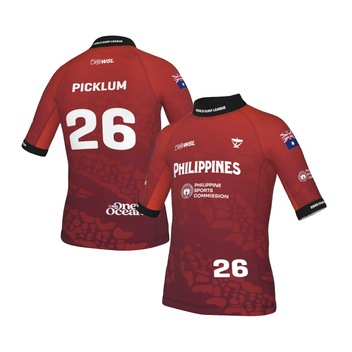 Molly Picklum Official Comp Jersey - 2026 Philippines Pro - Youth - Red