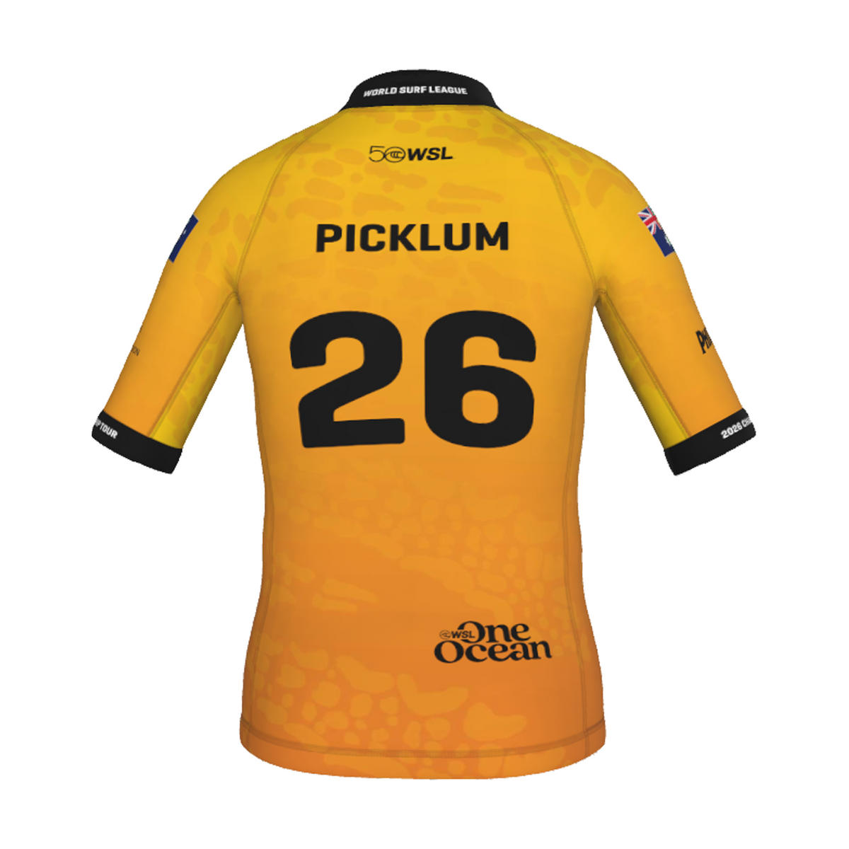 Molly Picklum Official Comp Jersey - 2026 Philippines Pro - Youth - Yellow Back