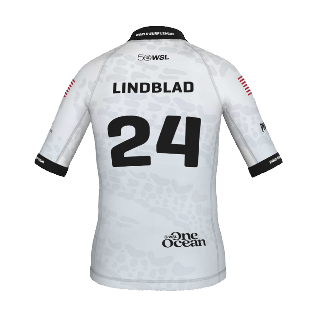 Sawyer Lindblad Official Comp Jersey - 2026 Philippines Pro - Youth - White Back