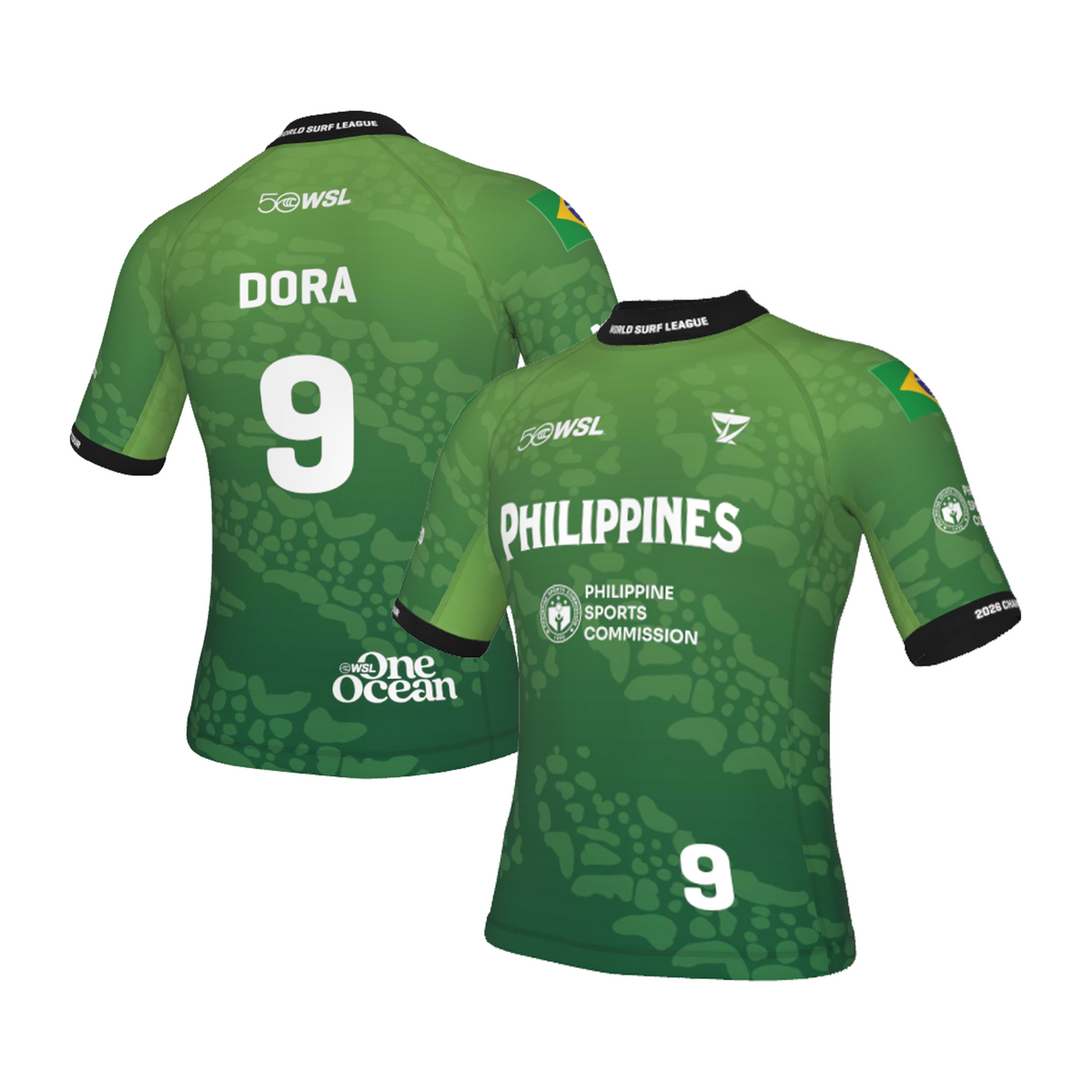 Yago Dora Official Comp Jersey - 2026 Philippines Pro - Green