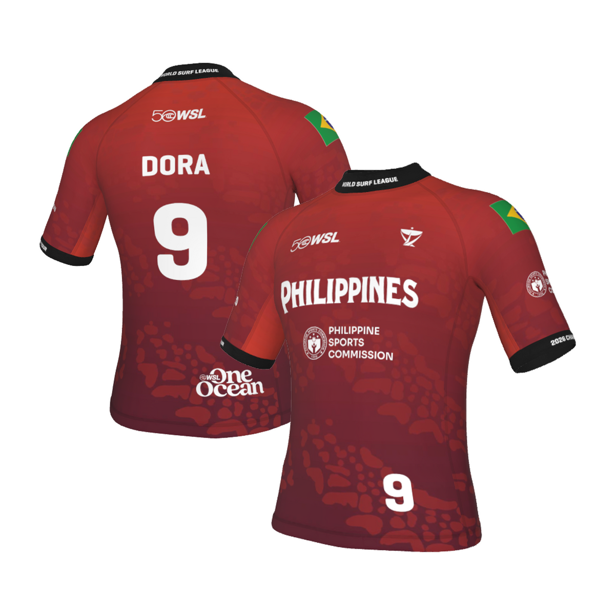 Yago Dora Official Comp Jersey - 2026 Philippines Pro - Red