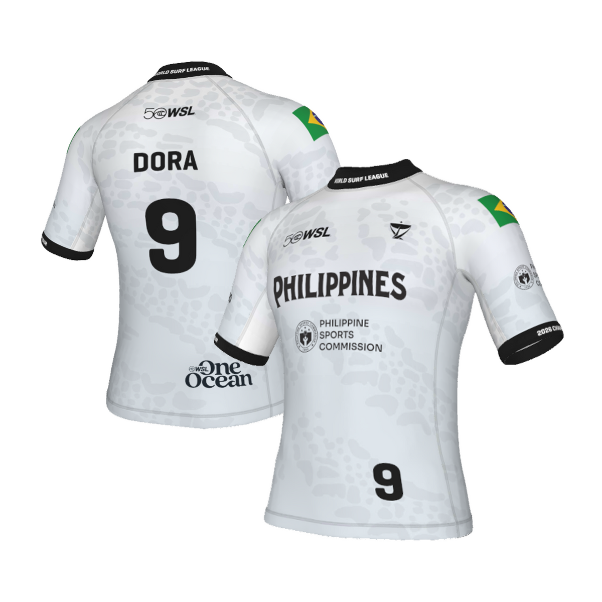 Yago Dora Official Comp Jersey - 2026 Philippines Pro - White