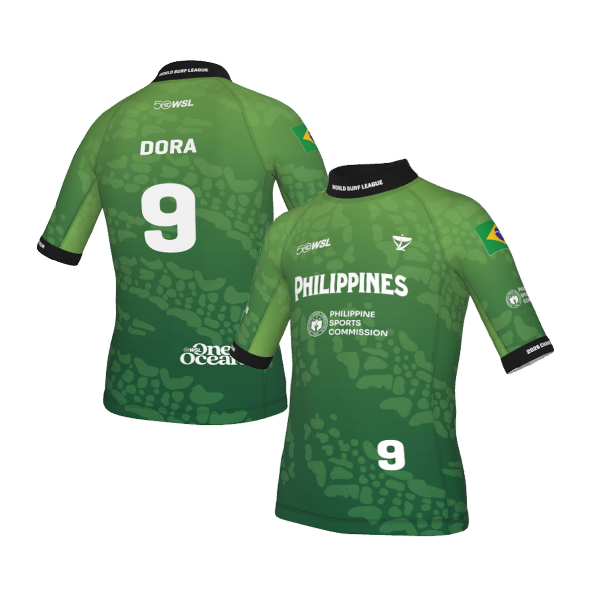 Yago Dora Official Comp Jersey - 2026 Philippines Pro - Youth - Green
