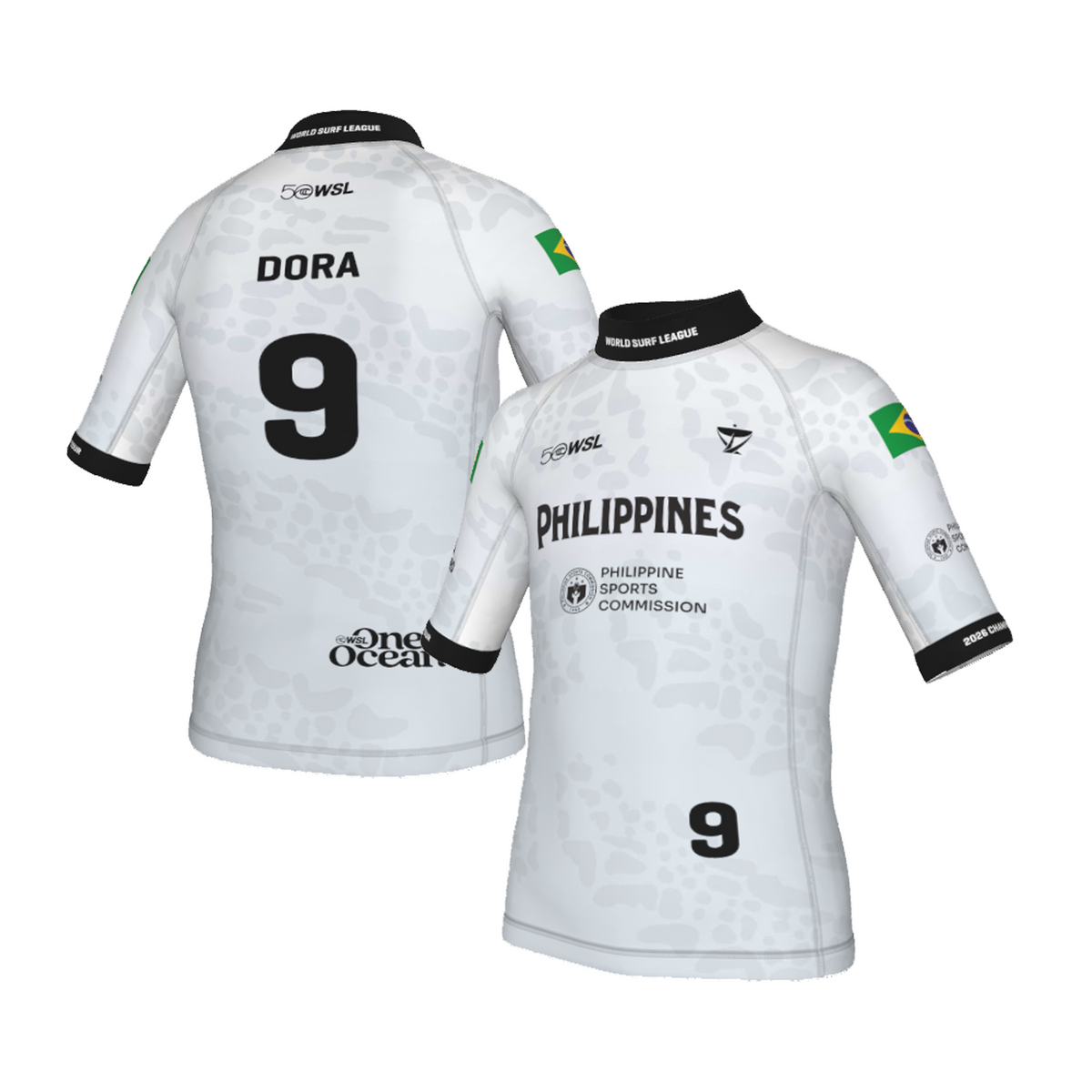 Yago Dora Official Comp Jersey - 2026 Philippines Pro - Youth - White