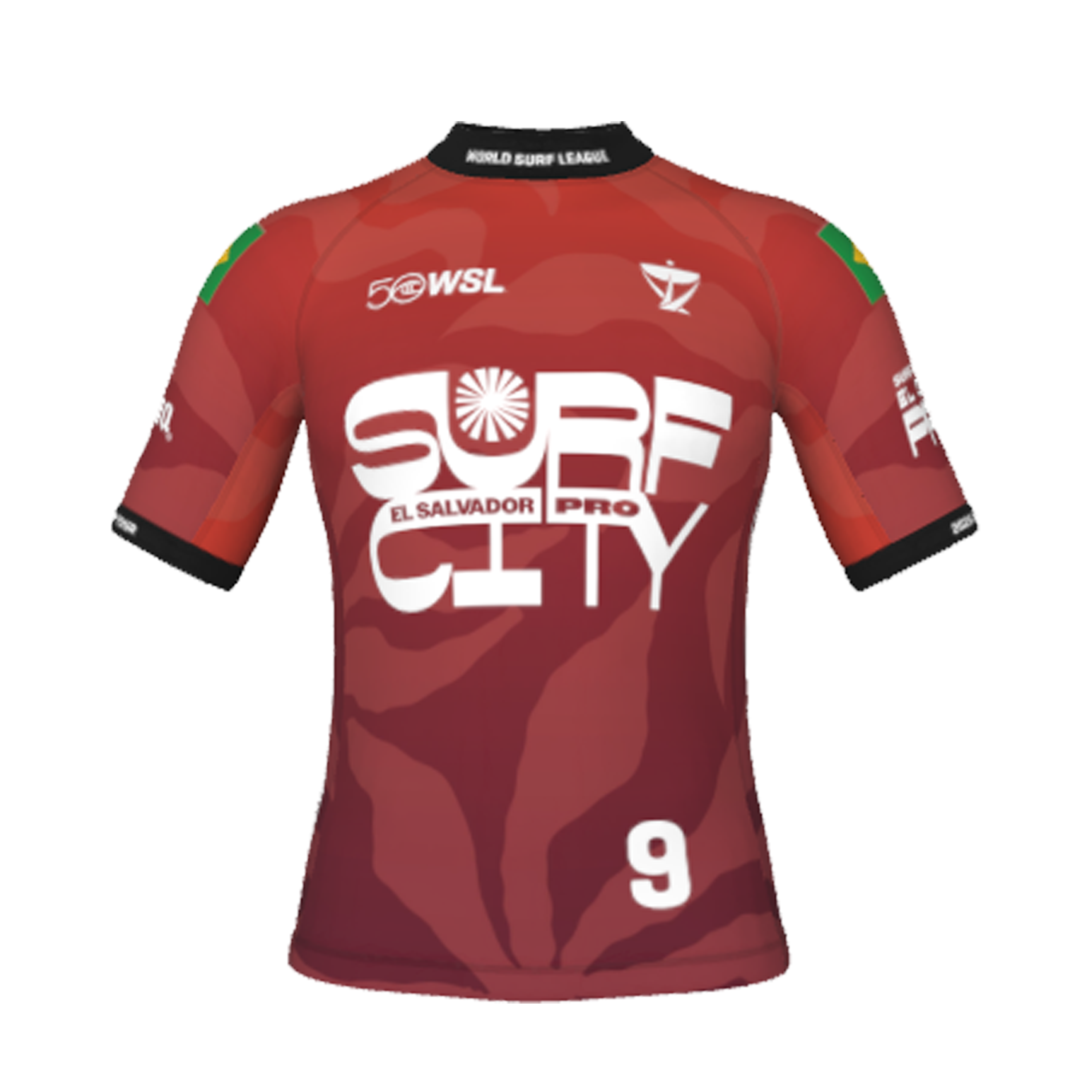 Yago Dora Official Jersey 2026 El Salvador Pro - Front View - Red