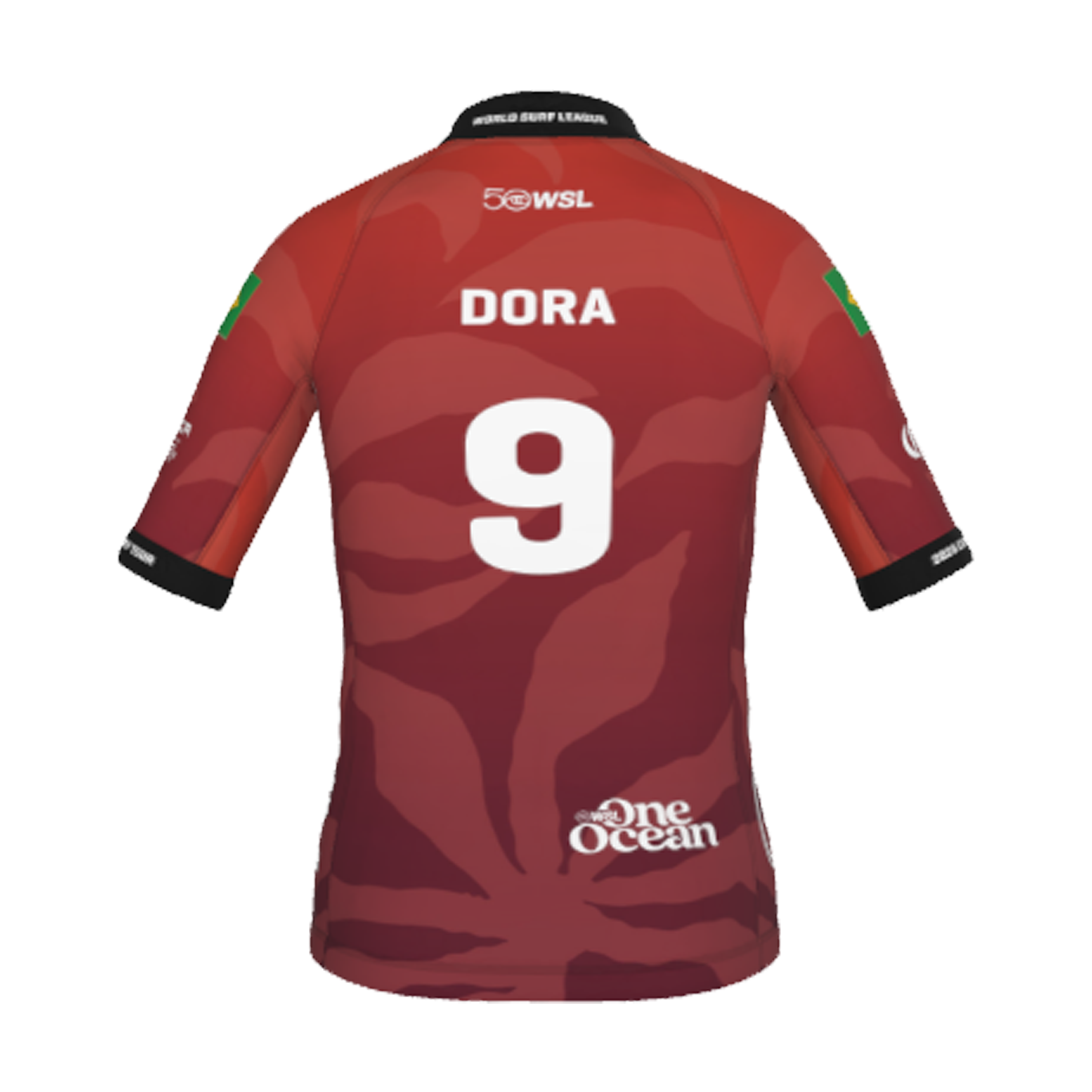 Yago Dora Official Jersey 2026 El Salvador Pro Youth - Back View - Red