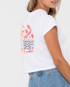 2023 Margaret River Pro Crop Tee (White)