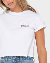 Load image into Gallery viewer, 2023 Margaret River Pro Crop Tee (White)